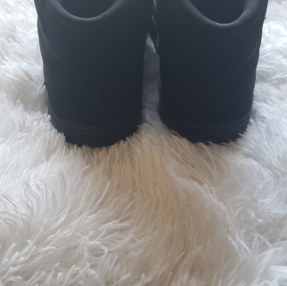 Mens Nike Court Mid Vision Triple Black - Picture 4 of 6